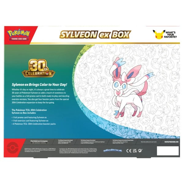 Pokemon - Mega Evolution - 30th Celebration - Sylveon ex Box booster pack