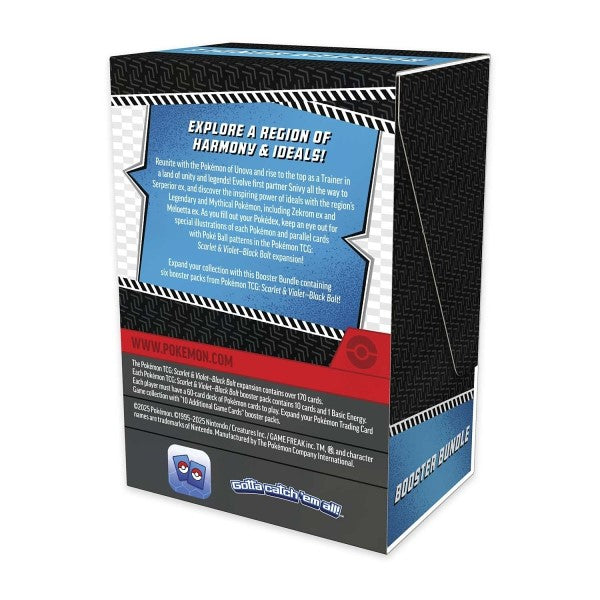Pokemon - Scarlet & Violet - Black Bolt Booster Bundle (6 packs)