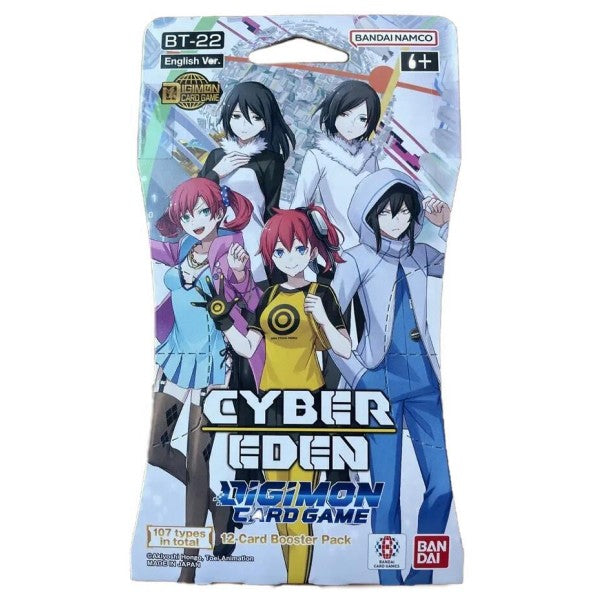 Digimon Card Game - BT-22 - Cyber Eden - Sleeved Booster Pack