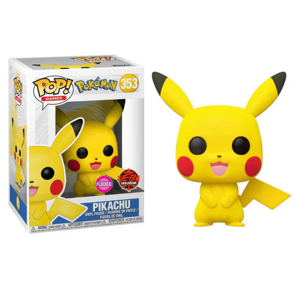 Funko Pop Box Gamestop (EB Games) Exclusive - Pokemon - Flocked Pikachu and Squirtle