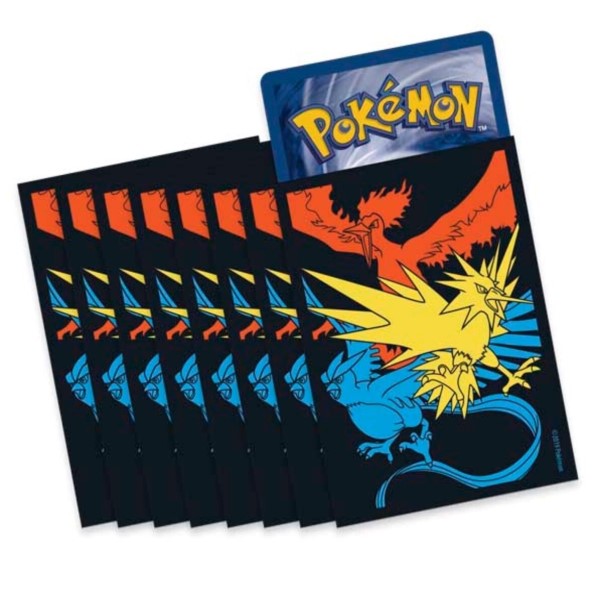 Pokemon - Card Sleeves (65) - Moltres, Zapdos and Articuno - Hidden Fates