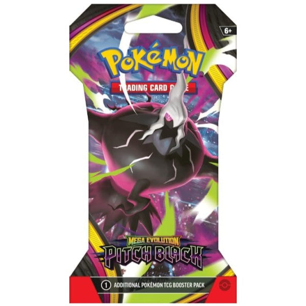 Pokemon - Mega Evolution - Pitch Black - Sleeved Booster Pack (Random Pack Art) - MAX 3