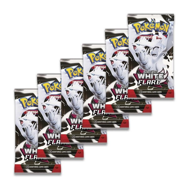 Pokemon - Scarlet & Violet - White Flare Booster Bundle (6 packs)