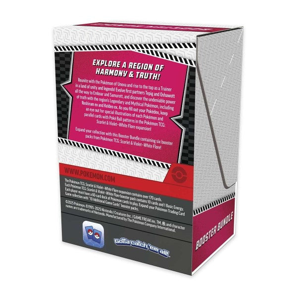 Pokemon - Scarlet & Violet - White Flare Booster Bundle (6 packs)
