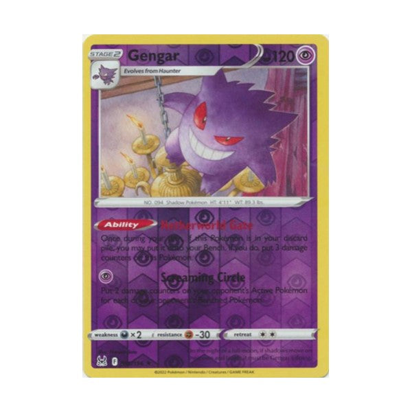 Pokemon - Gengar 066/196 Lost Origin (Reverse Holo)