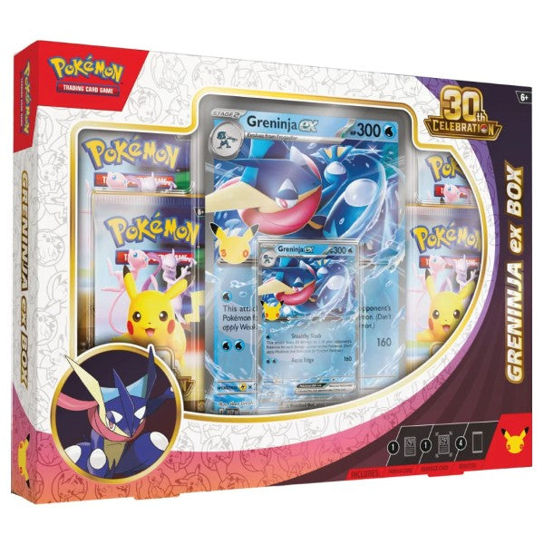 Pokemon - Mega Evolution - 30th Celebration - Greninja ex Box booster pack