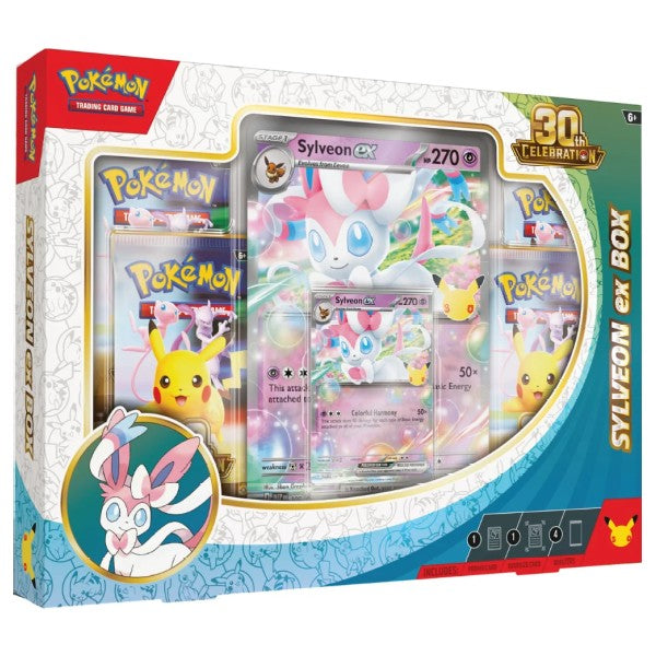 Pokemon - Mega Evolution - 30th Celebration - Sylveon ex Box booster pack