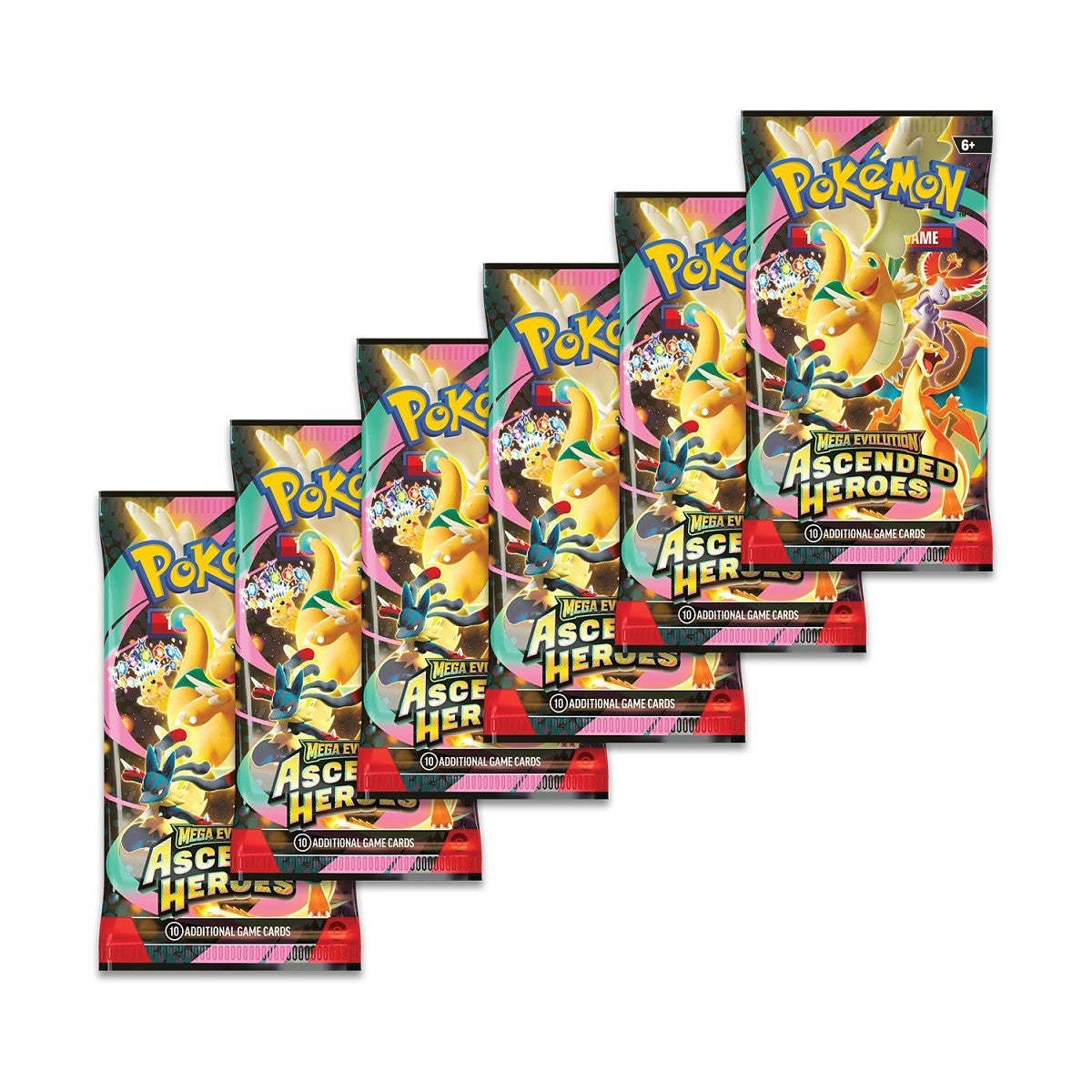 Pokemon - Mega Evolution - Ascended Heroes - Booster Bundle (6 packs)