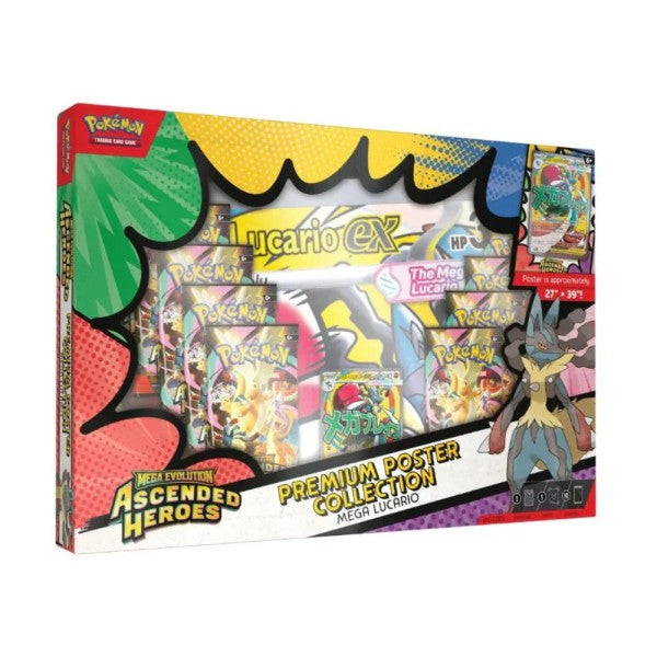 Pokemon - Mega Evolution - Ascended Heroes Premium Poster Collection - Mega Lucario