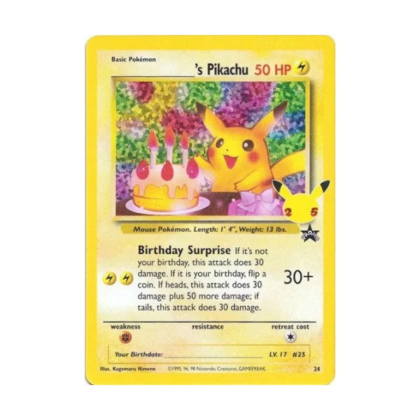 Pokemon - ______'s Pikachu 24/53 Celebrations: Classic Collection