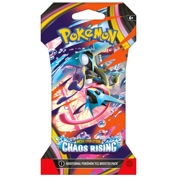Pokemon - Mega Evolution - Chaos Rising - Sleeved Booster Pack (Random Pack Art)