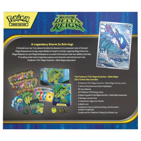 Pokemon - Mega Evolution - Delta Reign Elite Trainer Box ETB Booster Pack