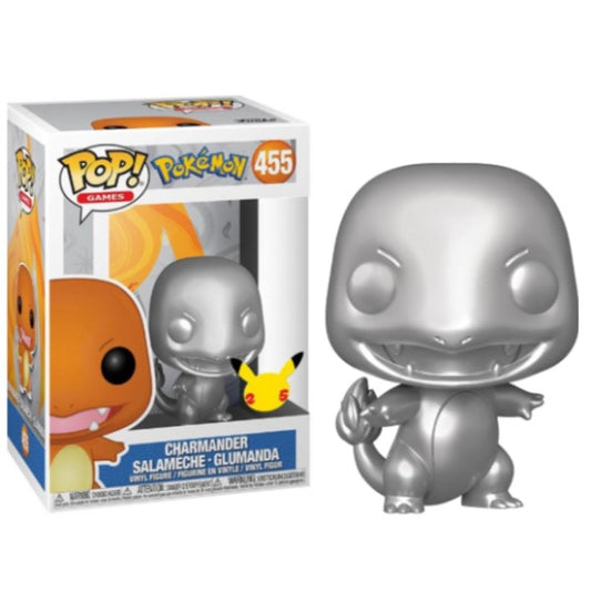 Funko Pop - Pokemon - Charmander (Silver) 25th Anniversary Edition