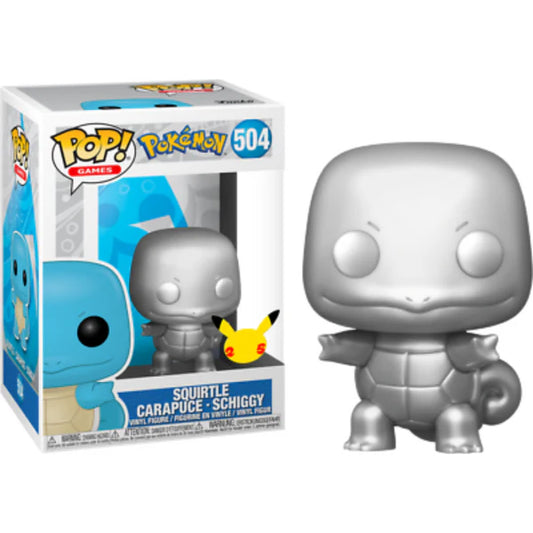 Funko Pop - Pokemon - Squirtle (Silver) 25th Anniversary Edition