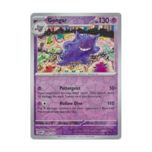 Pokemon - Gengar 094/165 Scarlet & Violet: 151 (Reverse Holo)