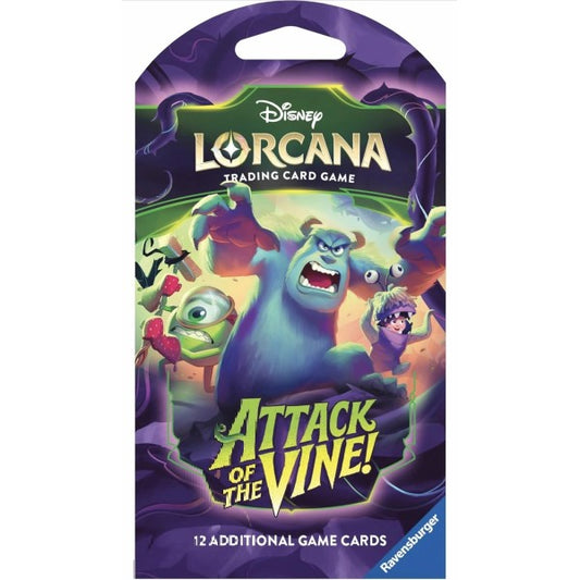 Disney Lorcana - Attack of the Vine! - Sleeved Booster Pack