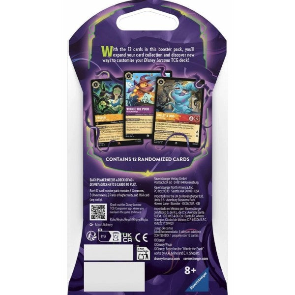 Disney Lorcana - Attack of the Vine! - Sleeved Booster Pack