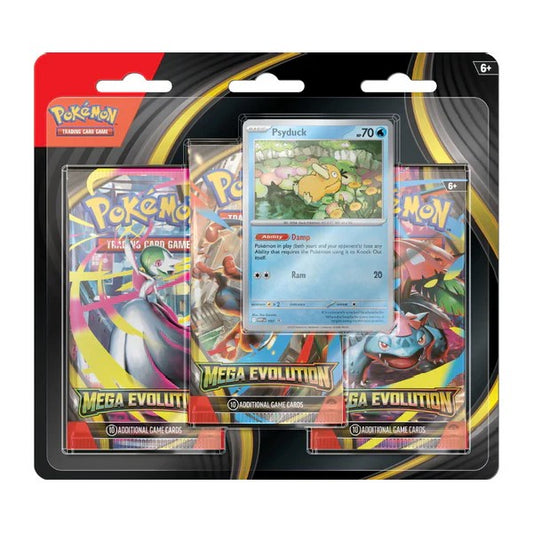 Pokemon - Mega Evolution - Base Set - 3 Pack Blister - Psyduck