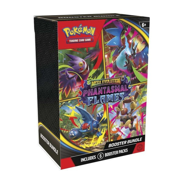 Pokemon - Mega Evolution - Phantasmal Flames - Booster Bundle (6 packs)