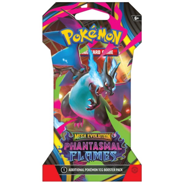 Pokemon - Mega Evolution - Phantasmal Flames - Sleeved Booster Pack (Random Pack Art)