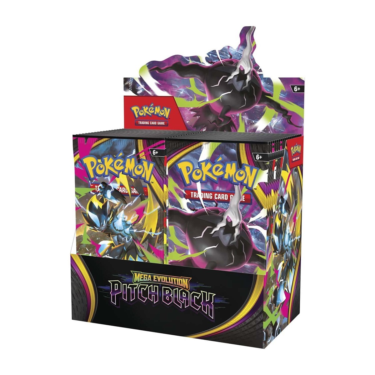 Pokemon - Mega Evolution Pitch Black Booster Box. Includes 36 booster packs