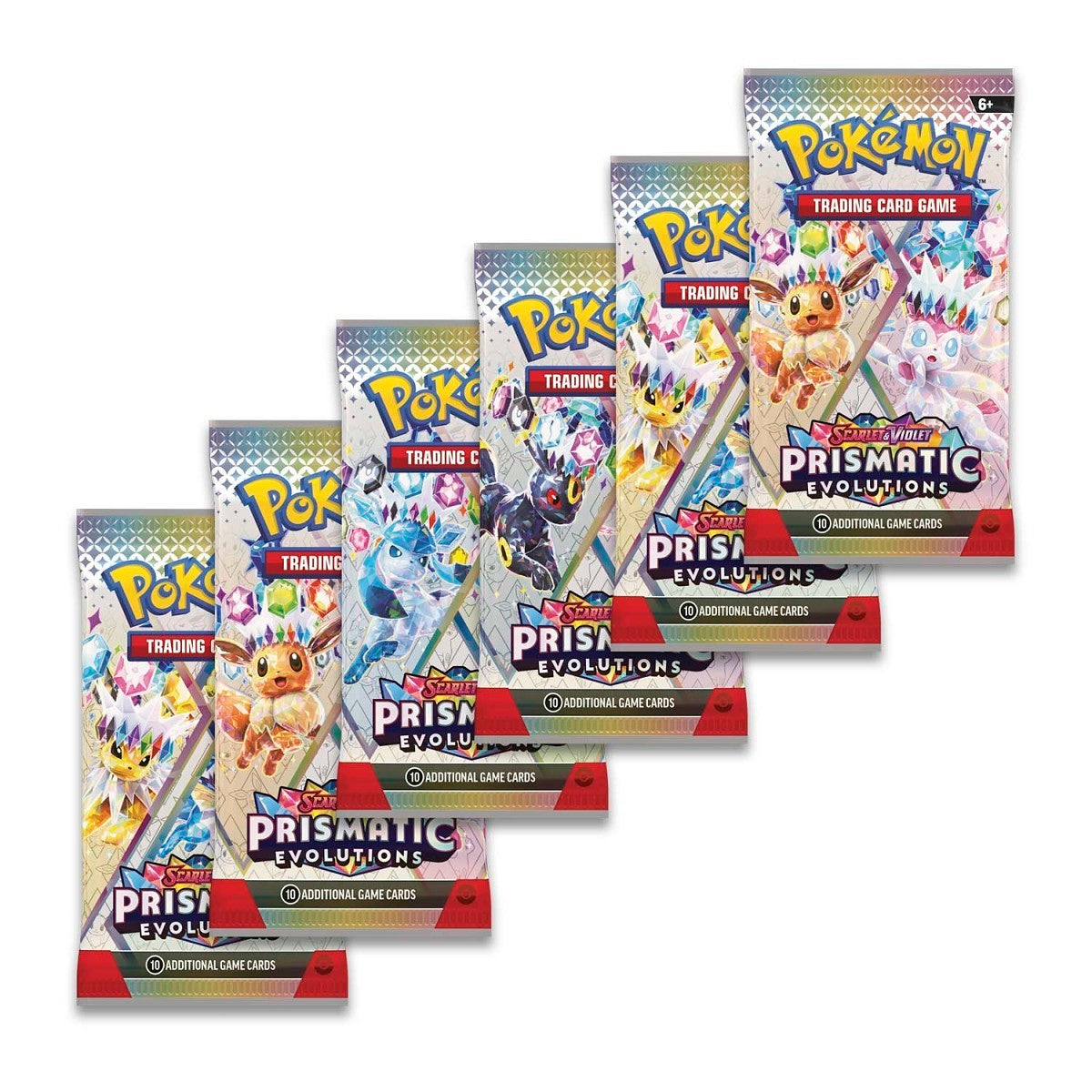Pokemon - Scarlet & Violet - Prismatic Evolutions Booster Bundle (6 packs)