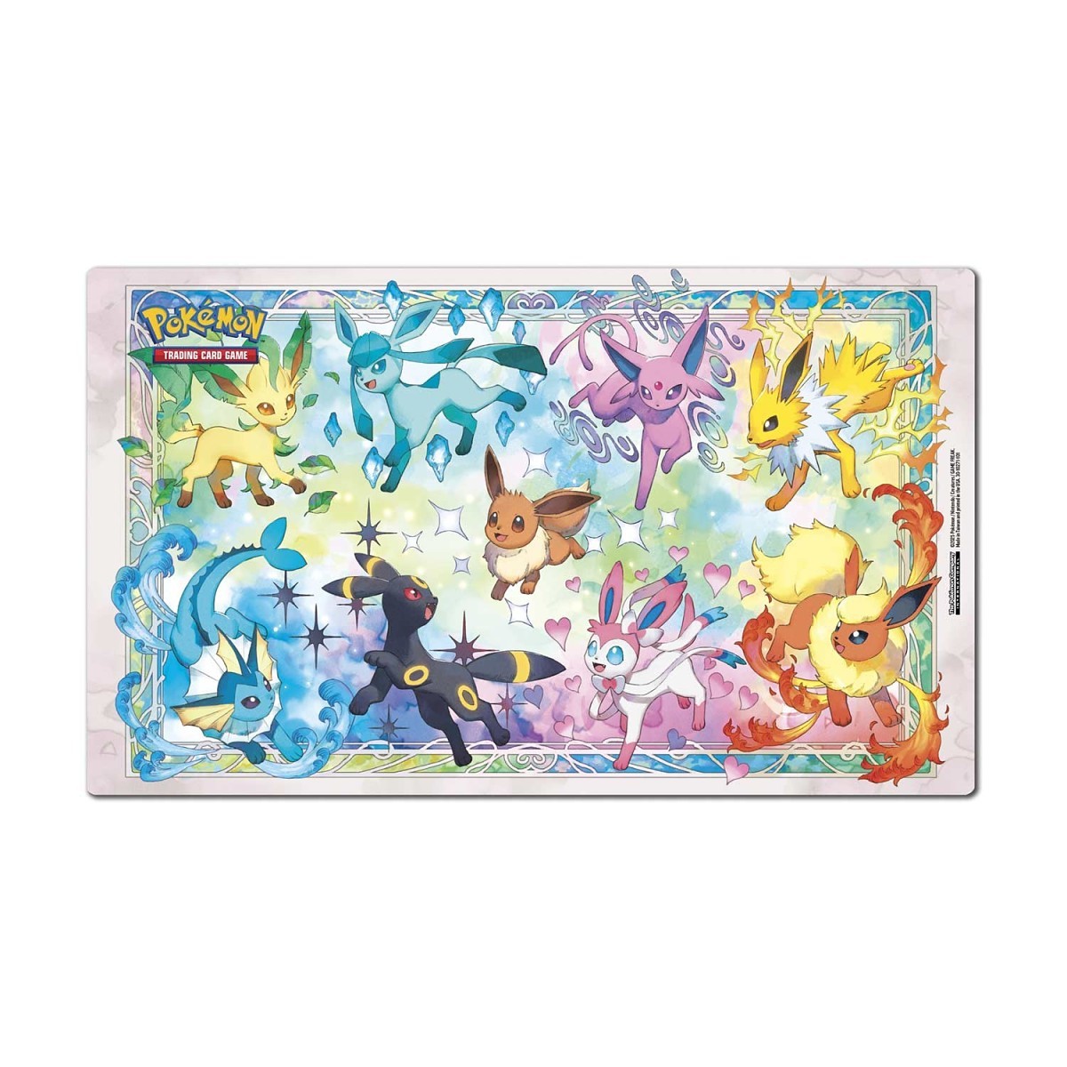 Pokemon - Prismatic Evolutions Super-Premium Collection, Eevee, Fruit Eevee, Booster Pack, Playmat, fuzzy Eevee deck box