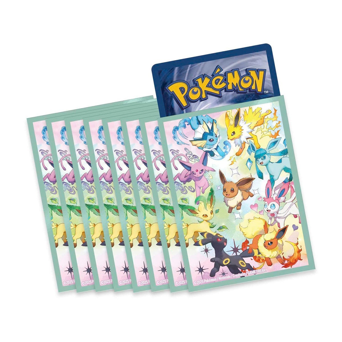 Pokemon - Prismatic Evolutions Super-Premium Collection, Eevee, Fruit Eevee, Booster Pack, Playmat, fuzzy Eevee deck box