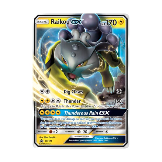 Pokemon - Raikou GX SM121 Sun & Moon Promo