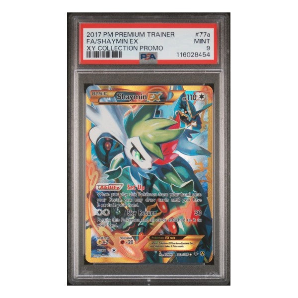 Pokemon - Shaymin EX 77a/108 Premium Trainer XY Promo - PSA 9