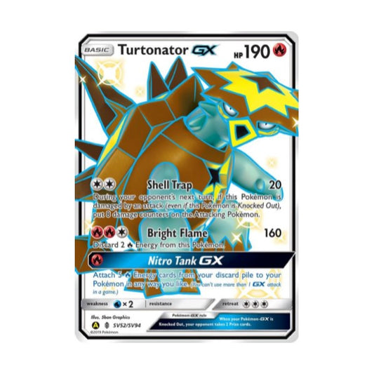 Pokemon - Turtonator GX SV52/SV94 Hidden Fates