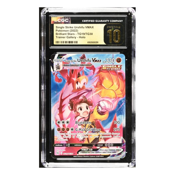 Pokemon - Single Strike Urshifu VMAX TG19/TG30 Brilliant Stars - CGC Pristine 10