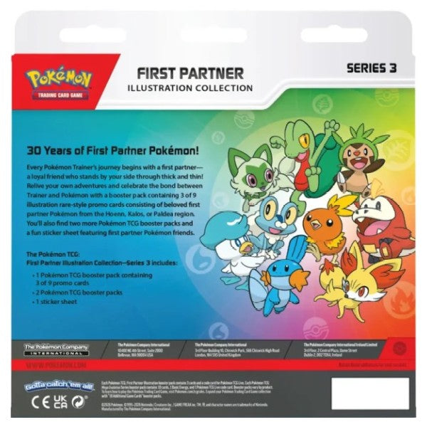 Pokemon - First Partner Illustration Collection Series 3 booster pack
